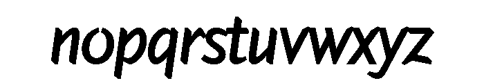 Hemingway New Style Bold Italic Font LOWERCASE