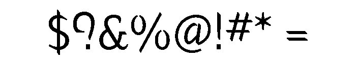 Hemingway New Style Book Font OTHER CHARS