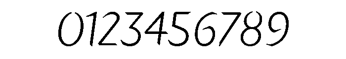 Hemingway New Style Light Italic Font OTHER CHARS