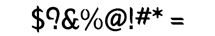 Hemingway New Style Medium Font OTHER CHARS