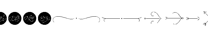 Heroe Fleurons Font LOWERCASE