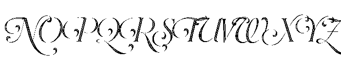 Heroe Inline Font UPPERCASE