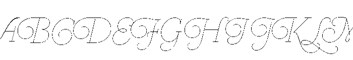 Heroe Monoline Big Font UPPERCASE