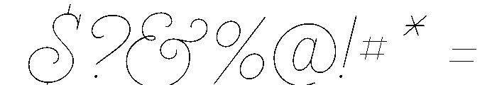 Heroe Monoline Small Font OTHER CHARS