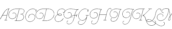 Heroe Monoline Small Font UPPERCASE