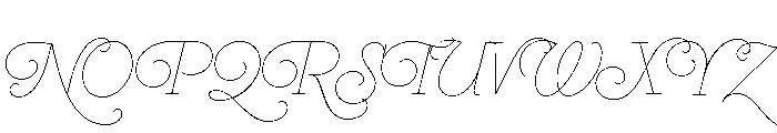 Heroe Monoline Small Font UPPERCASE