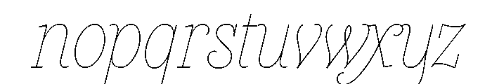 Heroe Monoline Small Font LOWERCASE