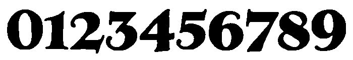 Hess Monoblack Regular Font OTHER CHARS