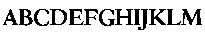Hess Old Style Bold Font UPPERCASE