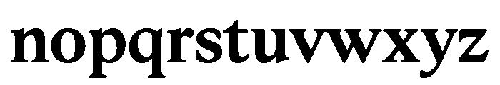 Hess Old Style Bold Font LOWERCASE