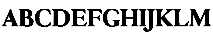 Hess Old Style Extra Bold Font UPPERCASE