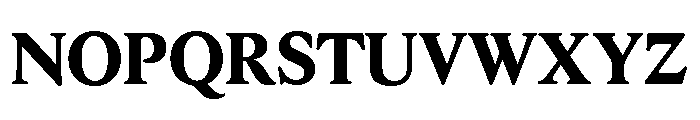 Hess Old Style Extra Bold Font UPPERCASE