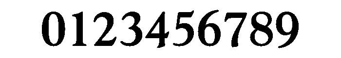 Hess Old Style Medium Font OTHER CHARS