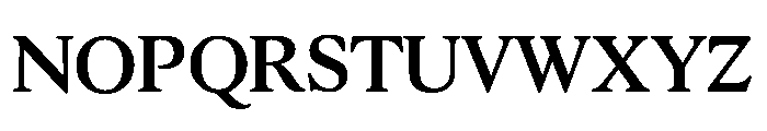 Hess Old Style Medium Font UPPERCASE