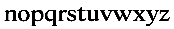 Hess Old Style Medium Font LOWERCASE