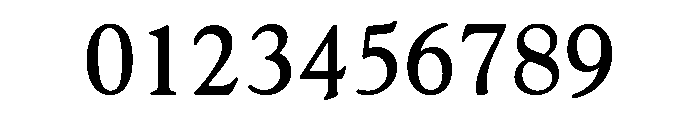 Hess Old Style Regular Font OTHER CHARS
