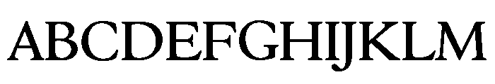 Hess Old Style Regular Font UPPERCASE