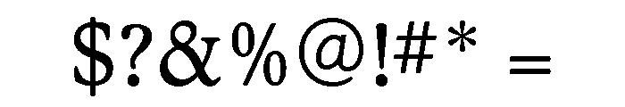 Hess Old Style Small Caps Font OTHER CHARS