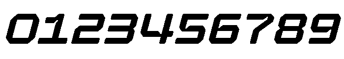Hexaframe Bold Oblique Font OTHER CHARS