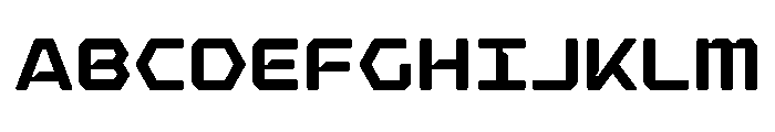 Hexaframe Bold Font UPPERCASE