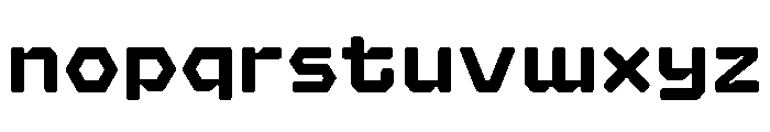Hexaframe Bold Font LOWERCASE