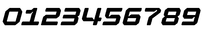Hexaframe Extra Bold Oblique Font OTHER CHARS