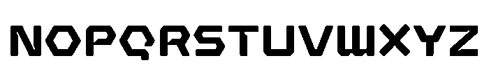 Hexaframe Extra Bold Font UPPERCASE