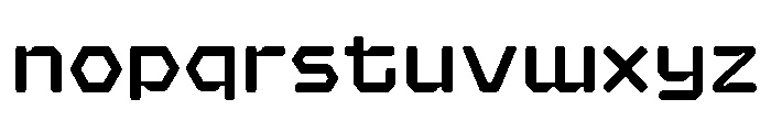 Hexaframe Extra Light Font LOWERCASE