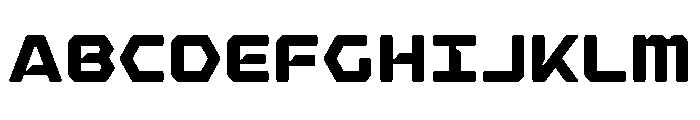 Hexaframe Heavy Font UPPERCASE