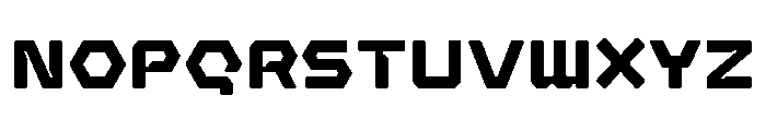 Hexaframe Heavy Font UPPERCASE