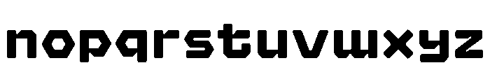 Hexaframe Heavy Font LOWERCASE