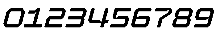 Hexaframe Light Oblique Font OTHER CHARS