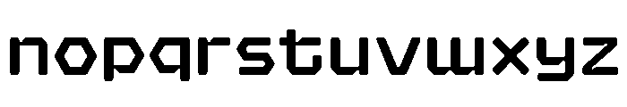Hexaframe Light Font LOWERCASE