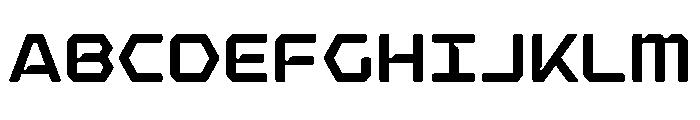 Hexaframe Regular Font UPPERCASE