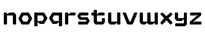 Hexaframe Regular Font LOWERCASE