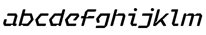 Hexaframe Thin Oblique FONT