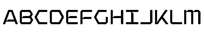 Hexaframe Thin Font UPPERCASE