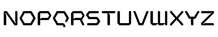 Hexaframe Thin Font UPPERCASE