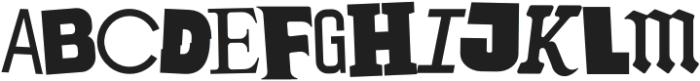 HF Dutspunk Regular otf (400) Font UPPERCASE
