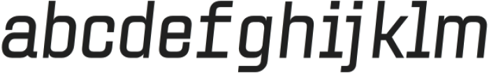 HF Gipbay Bold Italic otf (700) Font LOWERCASE