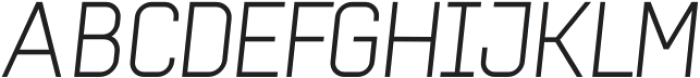 HF Gipbay Italic otf (400) Font UPPERCASE