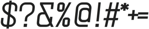 HF Gipbay Medium Italic otf (500) Font OTHER CHARS