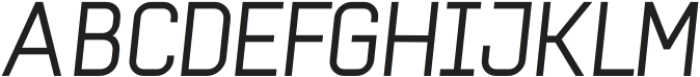 HF Gipbay Medium Italic otf (500) Font UPPERCASE