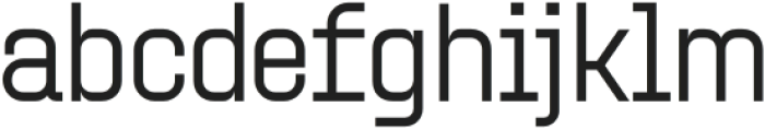 HF Gipbay Medium otf (500) Font LOWERCASE