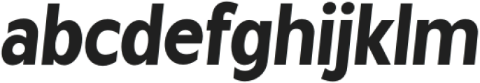 HF Jetpalm Italic otf (400) Font LOWERCASE