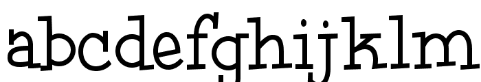 HFF Fourth Rock Font LOWERCASE