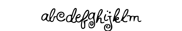 HFF Whirly Whorl Font LOWERCASE