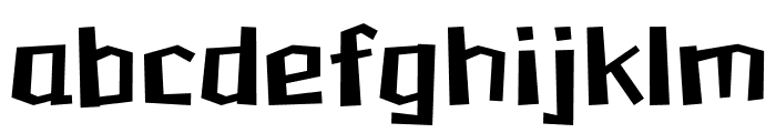 HFGrowing Font LOWERCASE