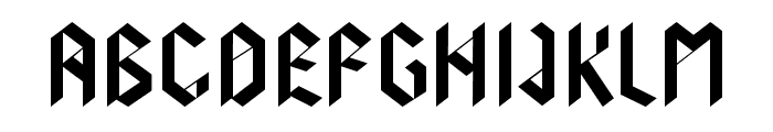HFLacrimosa Font UPPERCASE