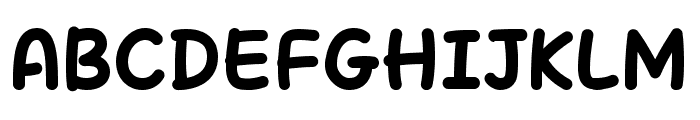 HFPuff Font UPPERCASE